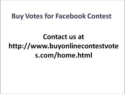 Buy Votes for Facebook Contests