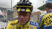 Nicolas Roche à l'arrivée de la 14e étape du Tour d'Italie - Giro d'Italia 2014