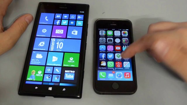 iPhone 5S vs Lumia 1520 da Lupokkio.it