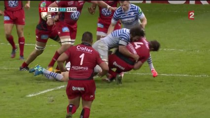 Jacques Burger découpe Bakkies Botha - Finale HCUP 2014