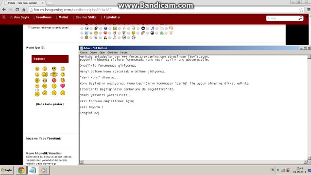 [L]-ReX Gaming Forum Kullanımı - Nasıl Konu Açarım? Konu açmak için kullanabileceğim şeyler?-