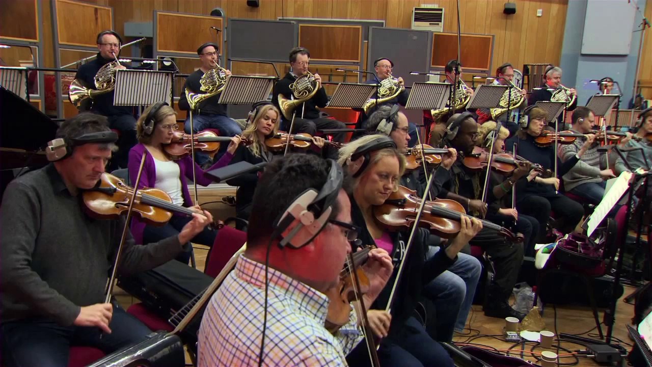 Maleficent B-ROLL - Scoring Session (2014) - Angelina Jolie, Elle Fanning Disney Movie HD