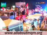 MQM rally from 5 Star Chowrangi North Nazimabad, to Tibet Center, Karachi