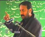 Allama  Saqlain Abbas Ghalou Biyan Yazeed pae Lanat ka sawab yadgar majlis at Sargani