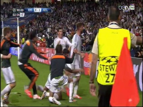 هدف التعادل الغالي لريال مدريد في شباك أتليتكو - نهائي أبطال أوروبا 2014