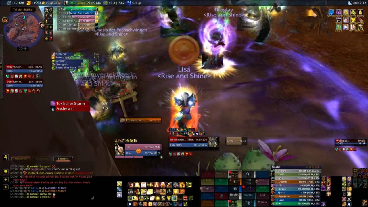 R&S vs. Shamans (25hc)