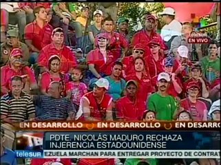 Empleados de Vzla. apoyan política antiintervencionista y por la paz