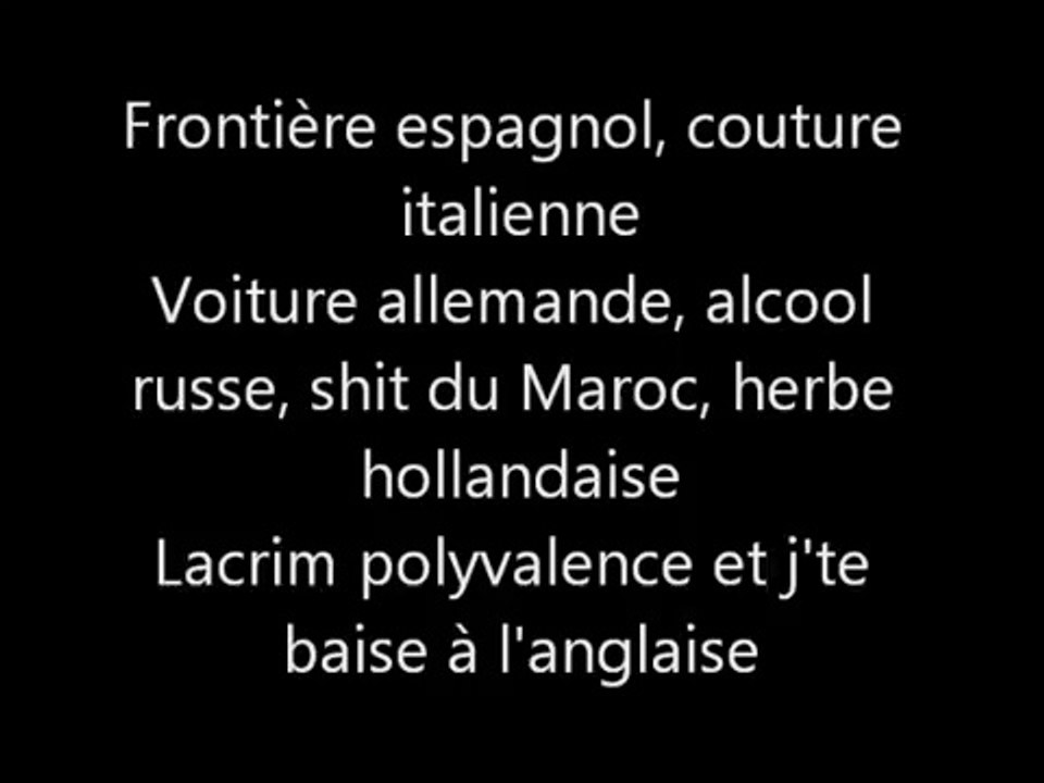 Seth Gueko, Lacrim, Mac Tyer & Rim'k | Paco Rayban (Paroles / Lyrics)