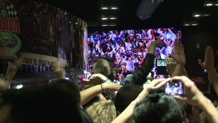 Festejos por triunfo del Real Madrid