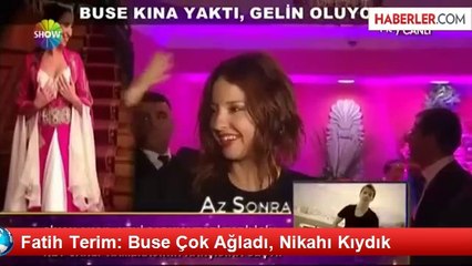 Fatih Terim: Buse Çok Ağladı, Nikahı Kıydık