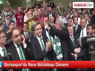 Bursaspor'da Rece Bölükbaşı Dönemi