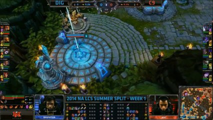 LCS NA W1D2 Game 5 DIG vs C9