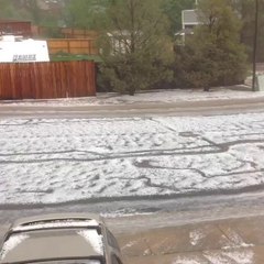 Spring Storms Bring Snow-Like Hail to Colorado