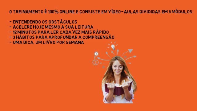 Curso de Memorização e Leitura Dinâmica (Treinamento Online Acelere 3X a sua Leitura)