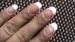 My French Manicure nails - french tip nails in french mani