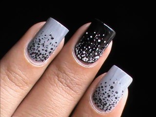 Gradient Shaded Nail Art Designs