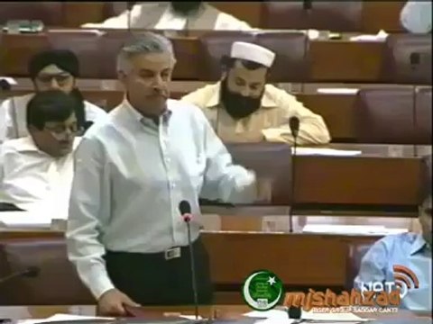 Khawaja Asif Blaming and Bashing Pakistan Army