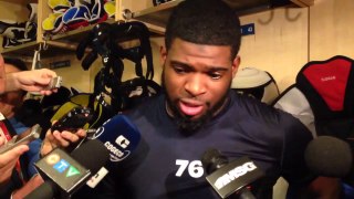P.K. Subban after the Habs practice on Sat., May 24, 2014