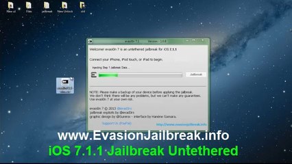 Download Evasion 7.1.1 Jailbreak Full Untehered iOS 7 iPhone iPod Touch iPad