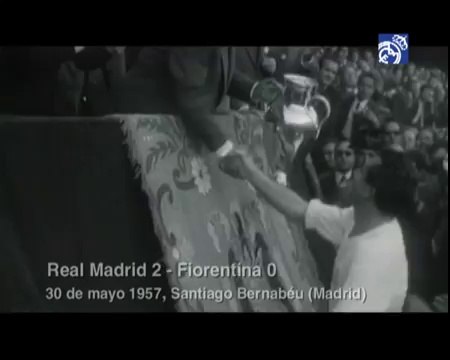 2nd European Cup,1957- Real Madrid 2-0 Fiorentina