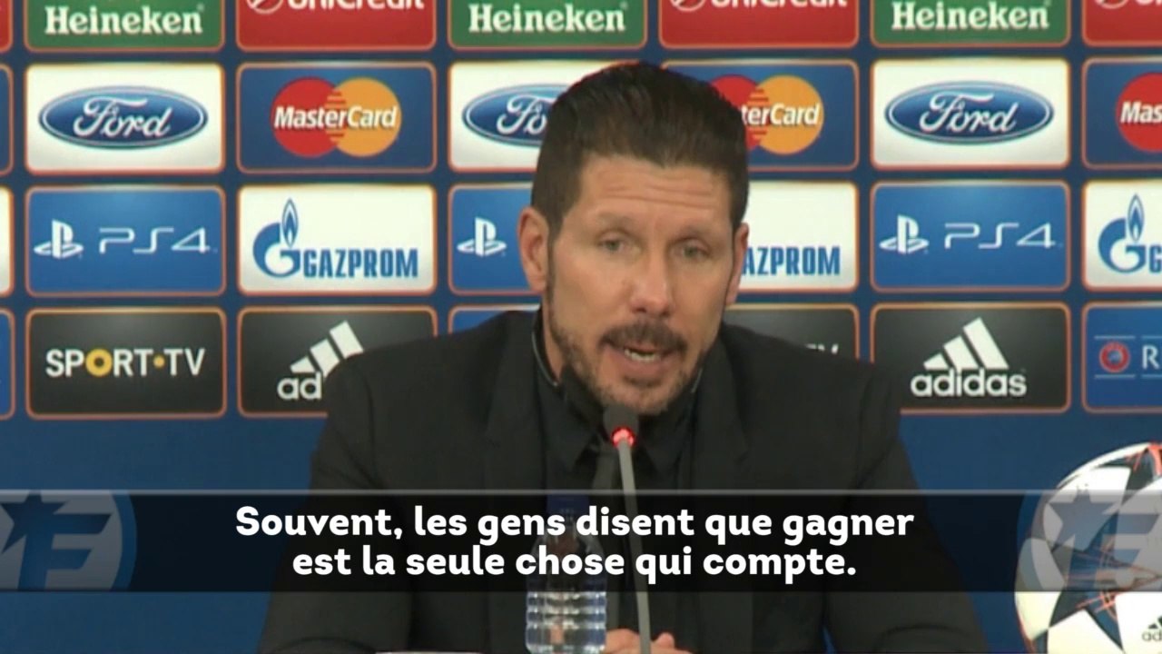 Ligue des champions : Diego Simeone salue ses joueurs