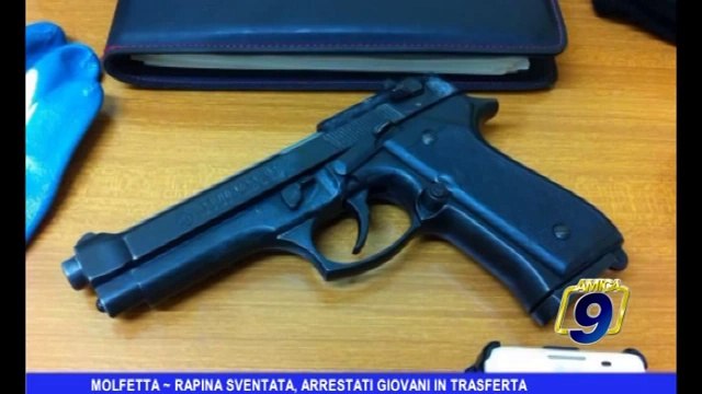 Molfetta | Rapina sventata, arresti giovani in trasferta