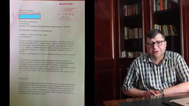 Zbigniew Stonoga oskarża Leszka Millera, Aleksandra Kwaśniewskiego, Jerzego Buzka, Pawła Piskorskiego ...