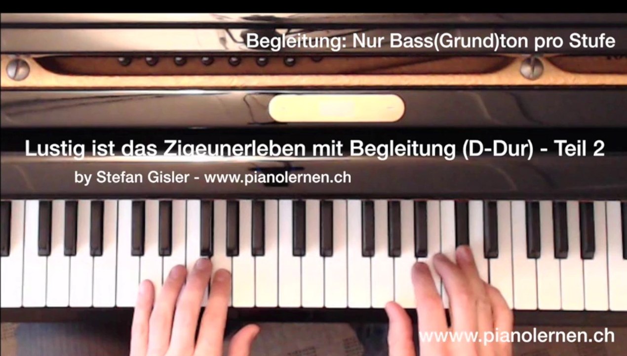 Zigeunerleben - Begleitung Grundton - Teil 2