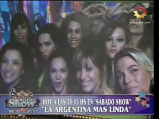 Las Bailarinas de Tinelli 2012 primera parte.