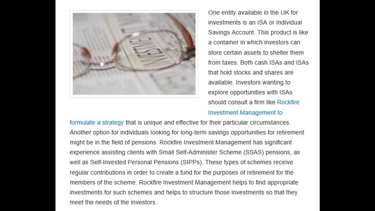 Rockfire Investment Management | Understanding UK Financial Regulation and Investment Opportunities