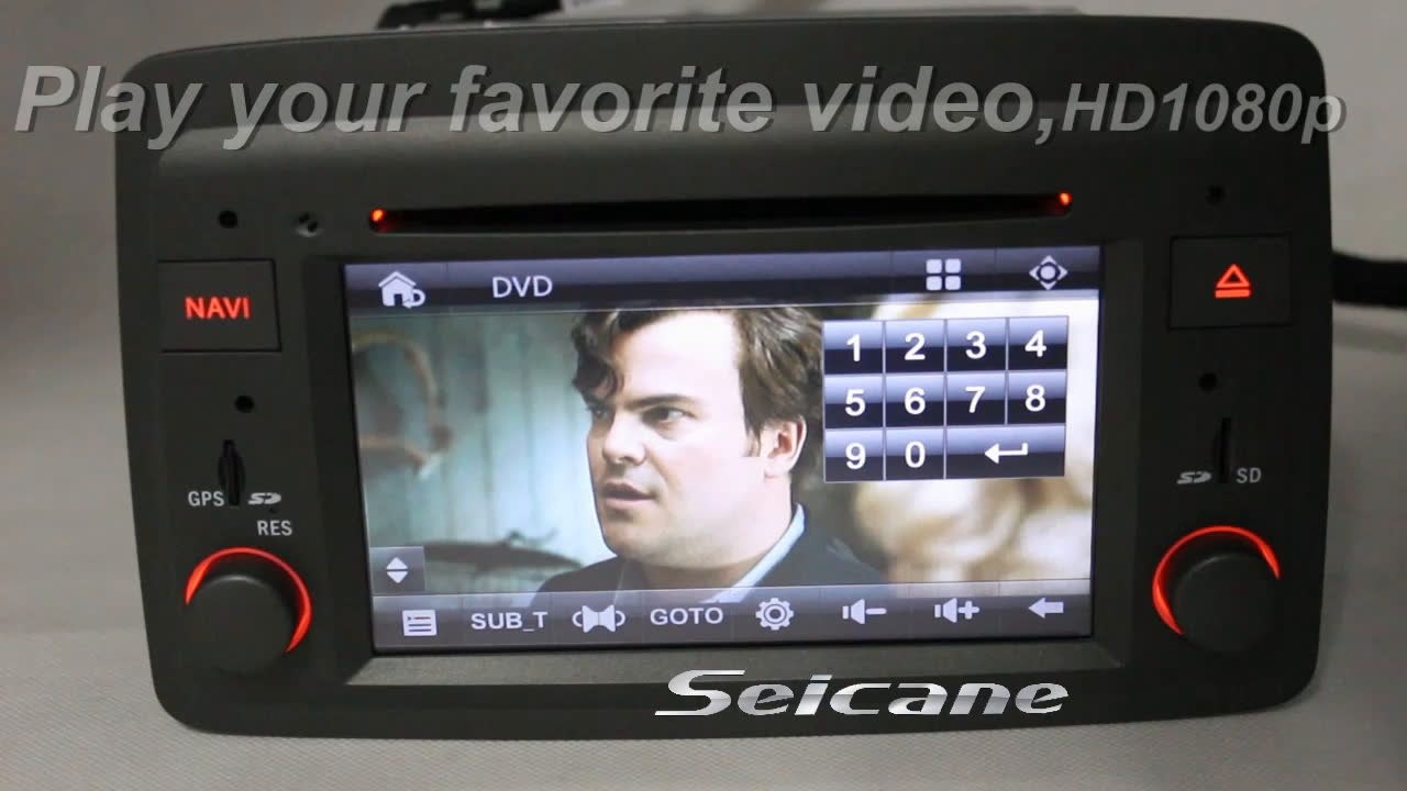 China Top Fiat Panda 2 din radio bluetooth audio multimedia system with mp5 mp3 usb sd rear view camera