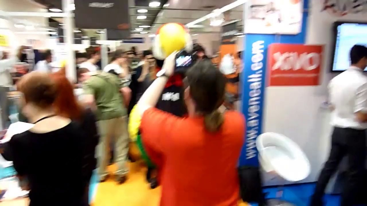 Défilé pour le logiciel libre au Salon Linux Solutions