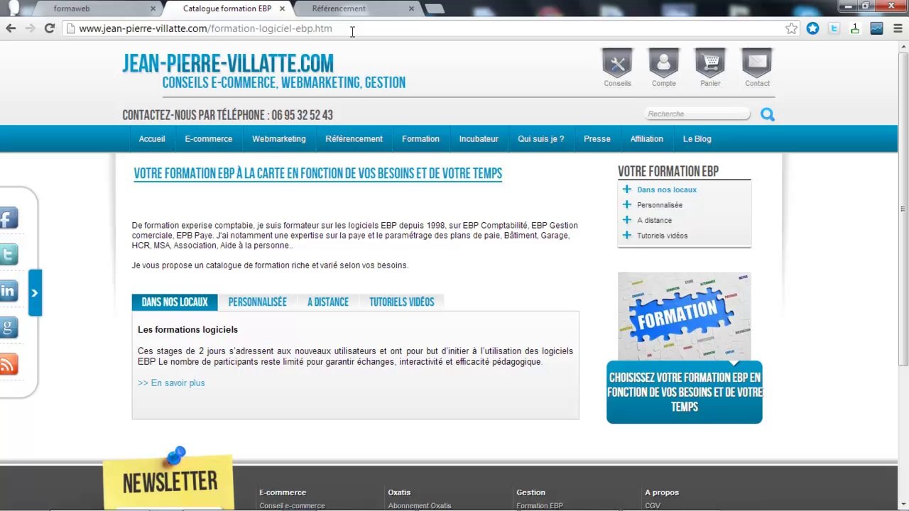 Formation Oxatis : La réecriture URL