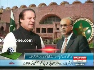 Najam Sethi meets Nawaz Sharif