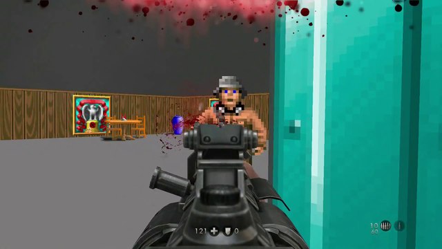 (Easter Eggs) Wolfenstein 3D in Wolfenstein: The New Order