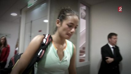 Dans les vestiaires avec Alizé Lim