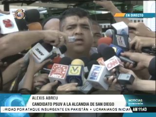Candidato del Psuv en San Diego: "Confíen en mi"