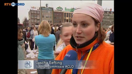 Archiefbeelden: Kussengevecht Groningen 2005 - RTV Noord