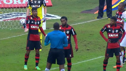 Luiz Antonio booked for fighting Flamengo teammate