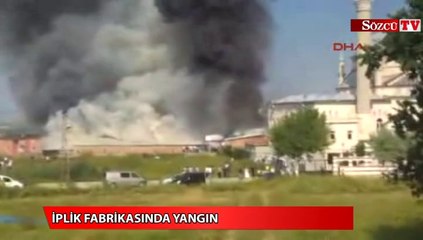 Büyükçekmece'de korkutan yangın