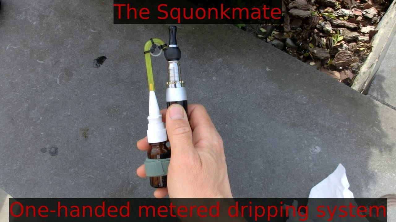 The Squonkmate - One-handed metered dripping system