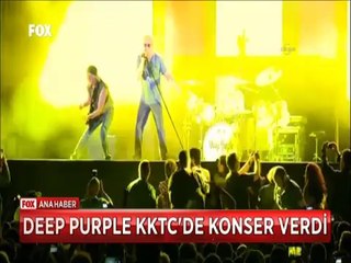 Deep Purple Kuzey Kıbrıs'ta ücretsiz konser verdi