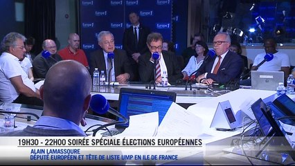 Elections européennes: altercation entre A. Lamassoure et W. de Saint Just