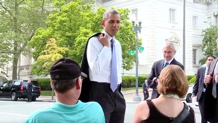 Obama'nın Sıradan Bir Günde Öğlen Gezmesine Çıkması