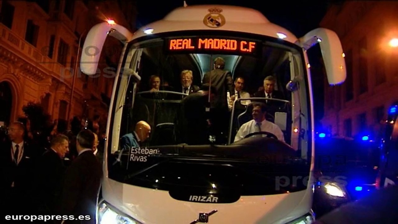 Real Madrid celebra en el Ayuntamiento la Copa de Europa