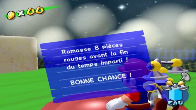 Super Mario Sunshine - Gelato-les-Flots - Soleil Secret 2 : Récupérer 8 pièces rouges