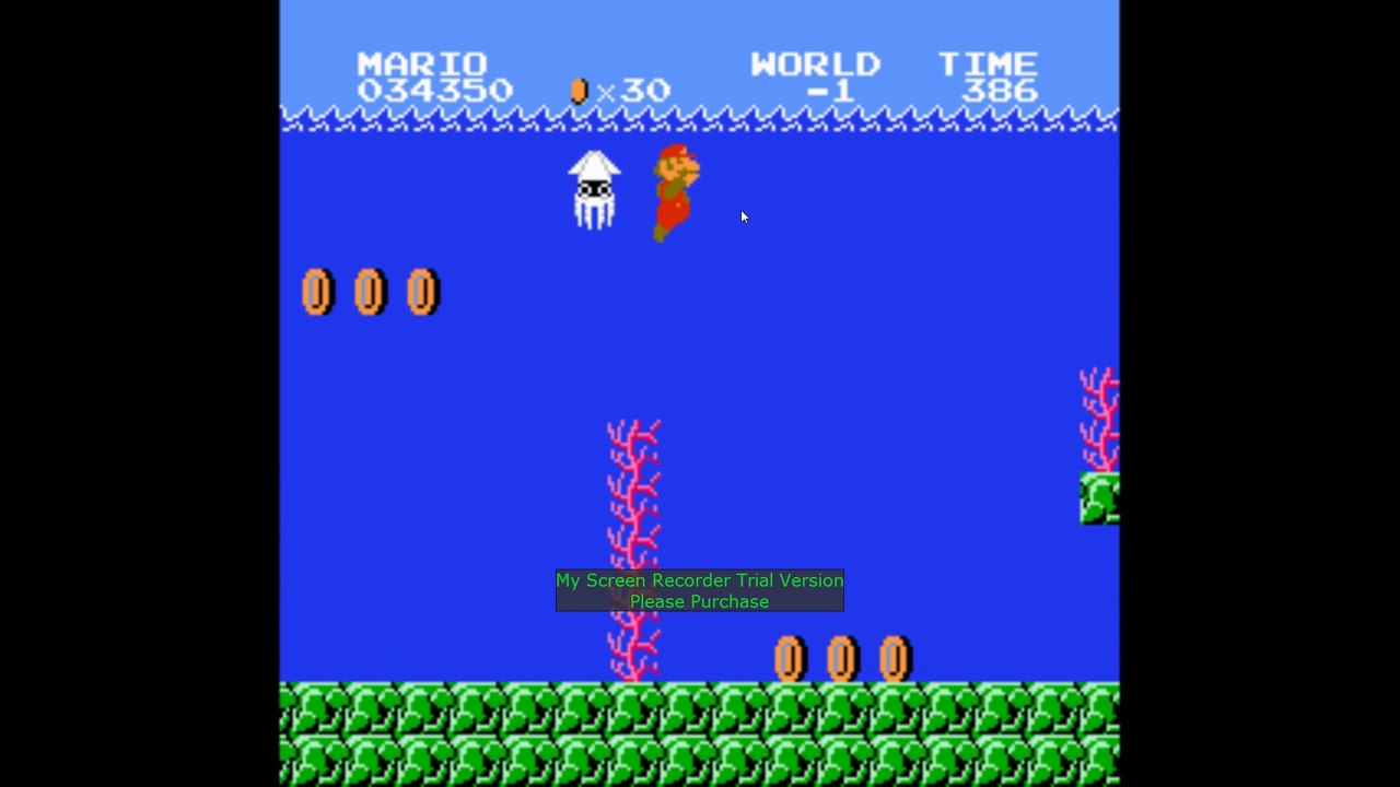 Super Mario Bros. Special! The Minus World glitch