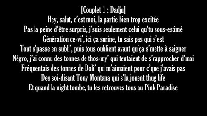 Black M & Dadju - Foncés Grosses Lèvres (Paroles / Lyrics)