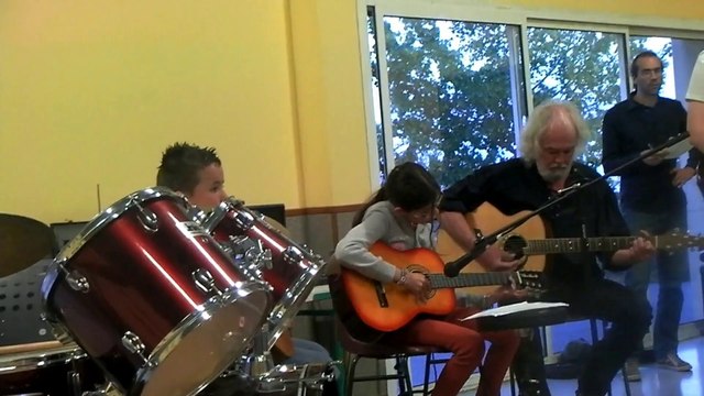 La lyre Naucelloise et ses élèves de l'école de musique