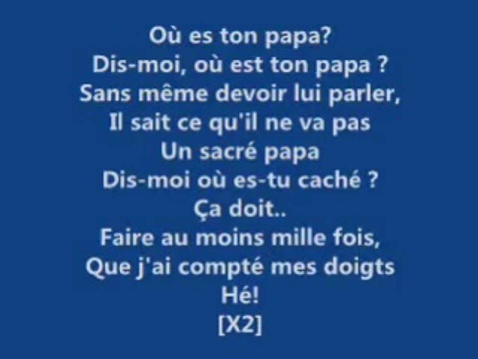 Stromae - Papaoutai (Paroles / Lyrics) - Vidéo Dailymotion